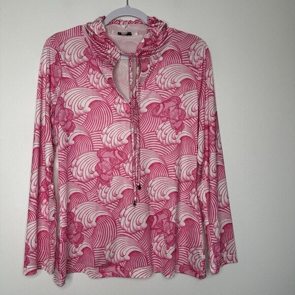 Jean-Pierre Klifa Beach Hoodie Size M  Pullover Pink Rip tide Golf - Picture 1 of 9